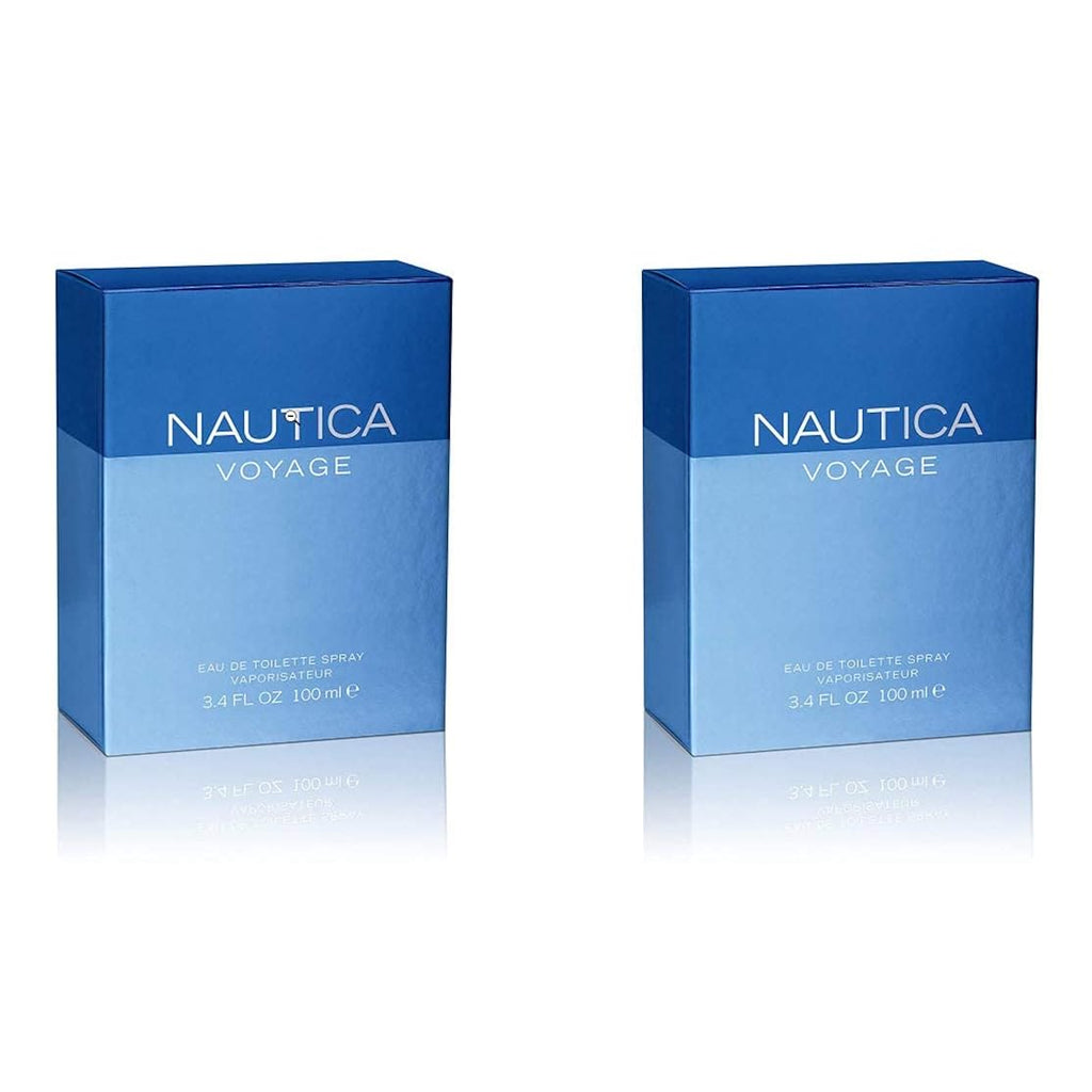 Nautica Voyage by Nautica for Men - 3.4 oz EDT Spray - (Pack of 2)