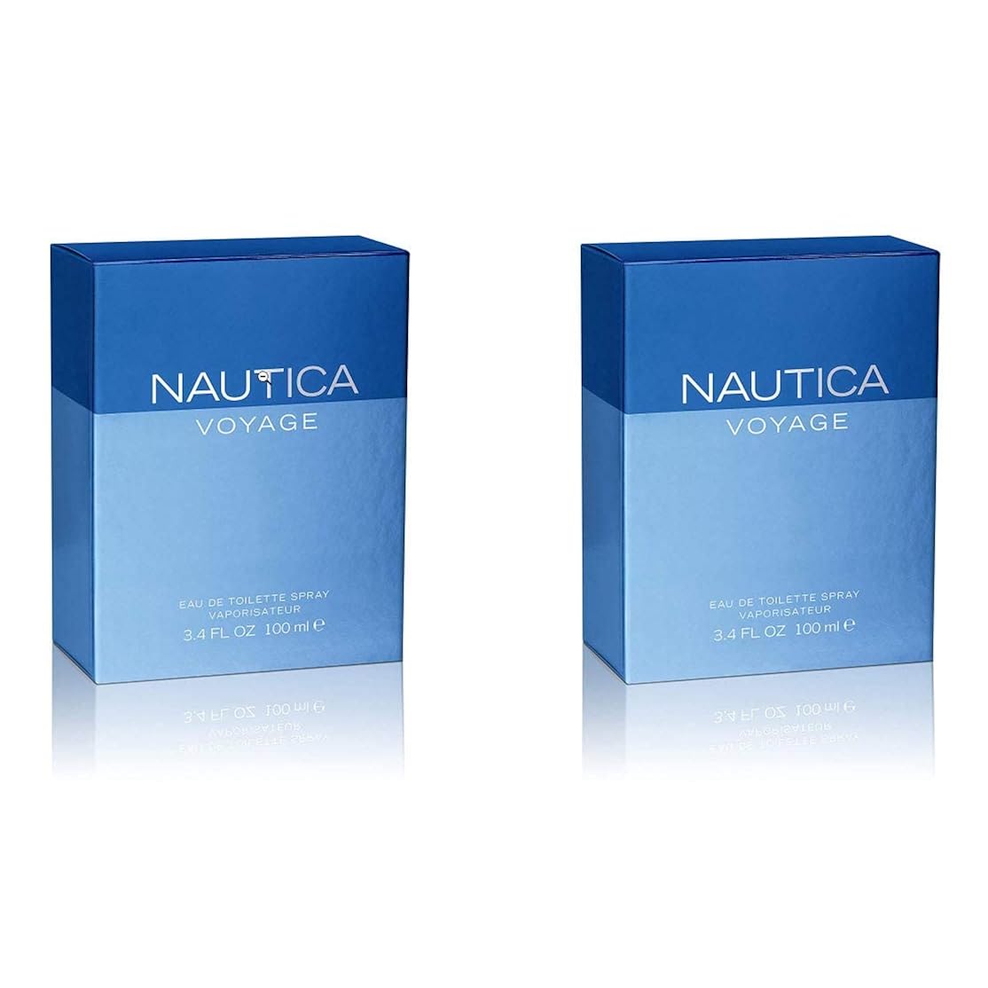 Nautica Voyage by Nautica for Men - 3.4 oz EDT Spray - (Pack of 2)