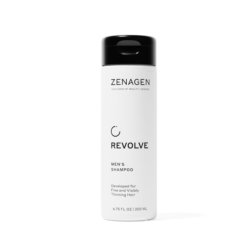 Zenagen Revolve Men'S Thickening Shampoo | Supports Appearance Of Fuller, Healthier-Looking Hair, Developed For Fine & Visibly Thinning Hair, Plant-Based, Color-Safe, 5-Minute Treatment