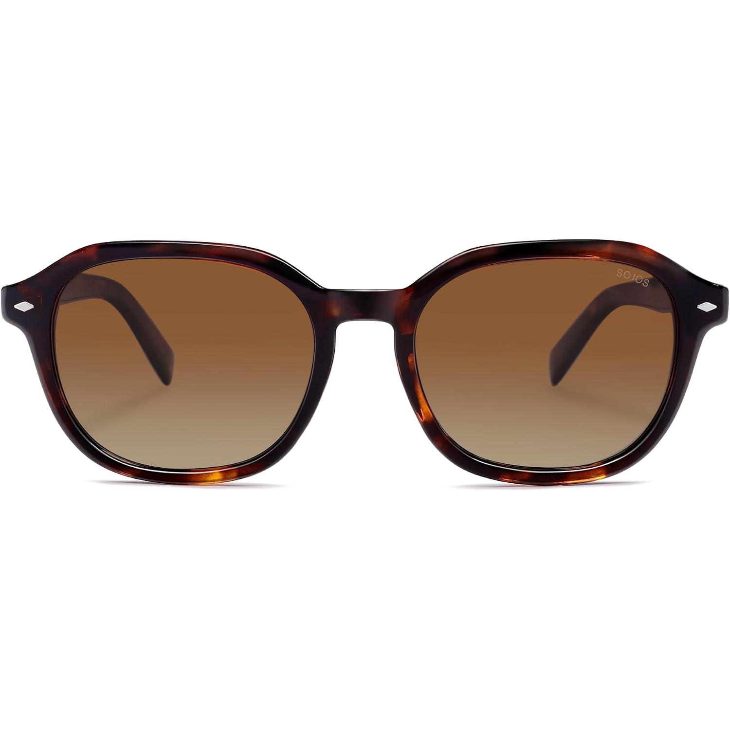 Sojos Trendy Square Polarized Sunglasses For Women Men, Retro Vintage Uv Protection Womens Mens Sun Glasses Sj2624