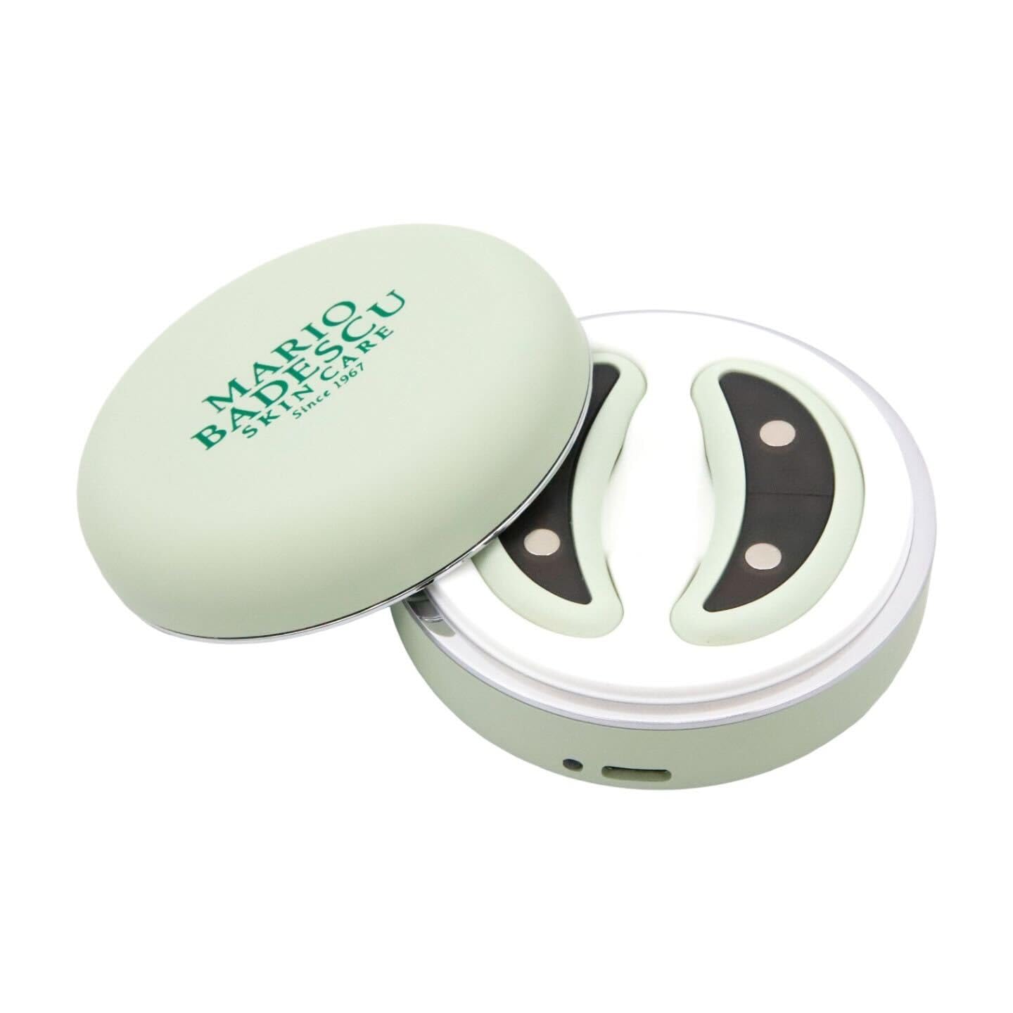 Mario Badescu Red Light + Ems Under Eye Patches – Rechargeable Led & Microcurrent Under-Eye Device With Reusable Patches To Help Reduce Puffiness & Smooth The Look Of Fine Lines