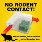 D-Con Disposable Corner Fit Mouse Bait Station - 0.5 Oz (Pack Of 3)