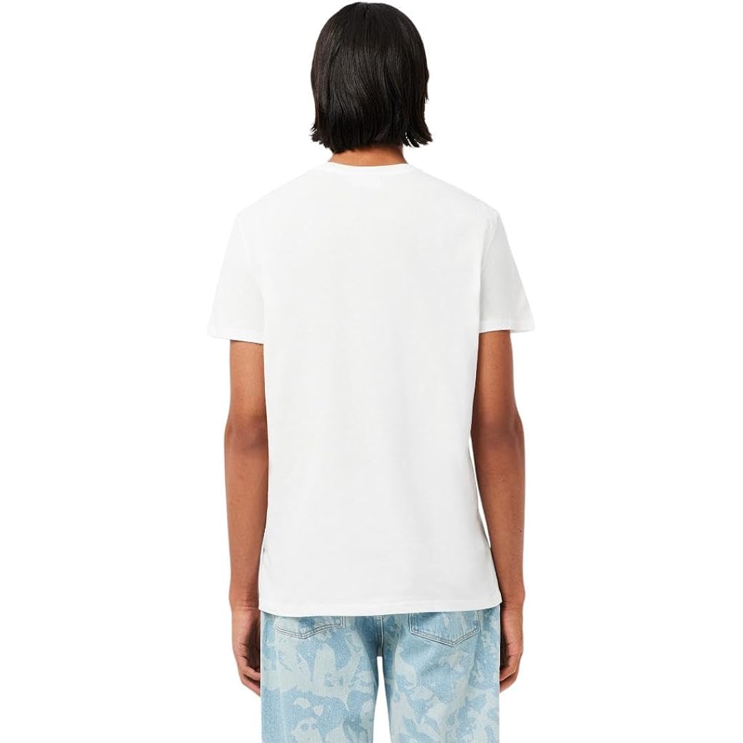 Lacoste Men'S Short Sleeve Pima Jersey Crew Neck Tee