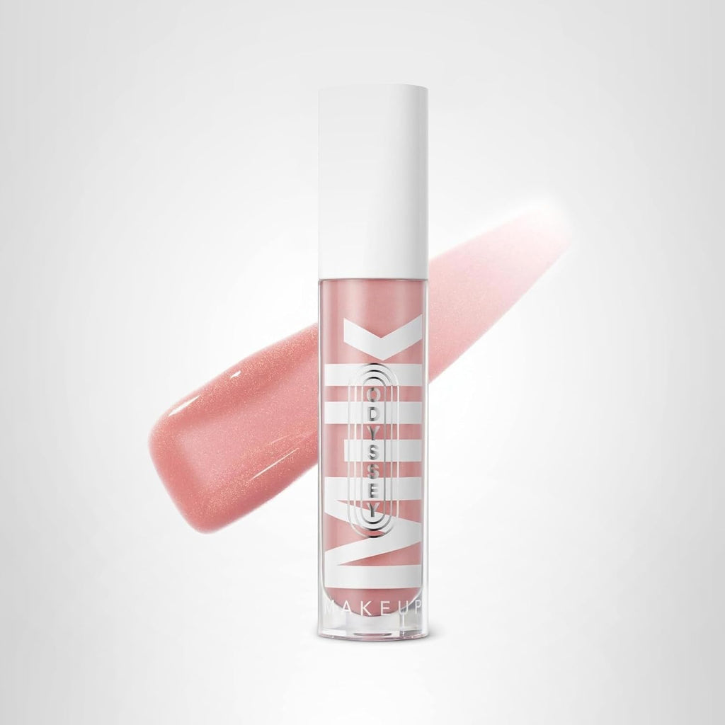 Milk Makeup Odyssey Lip Gloss – Non-Sticky, Hydrating + Sheer-Tinted Gloss With Long-Lasting, High Shine Finish – Vegan Formula Nourishes With Jojoba Oil
