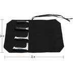 Hersent Chef'S Knife Roll Bag,Portable Travel Chef Knife Case Knife Bag Carrier Storage Bag With 4 Slots Best Gift For Pro Chef Or Culinary Enthusiasts Men Women