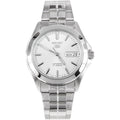Seiko Men'S Snkk87 Two Tone Stainless Steel Analog With White Dial Watch