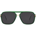 SOJOS Sunglasses for Women & Men, Square, Retro, Polarized Lens, Trendy Aviator, 90s Shades Green/Grey