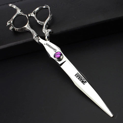 6/7/8/9-inch professional hair clipper set, stainless steel sharp hair clippers, hairdresser specific scissor(8-inch flat shear)