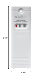 Tx141Th-Bv4 Wireless Weather-Resistant Temperature/Humidity Sensor | 330Ft Transmission Range, Battery Operated