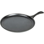 Lodge Cast Iron Griddle and Hot Handle Holder, 10.5", Black/Red