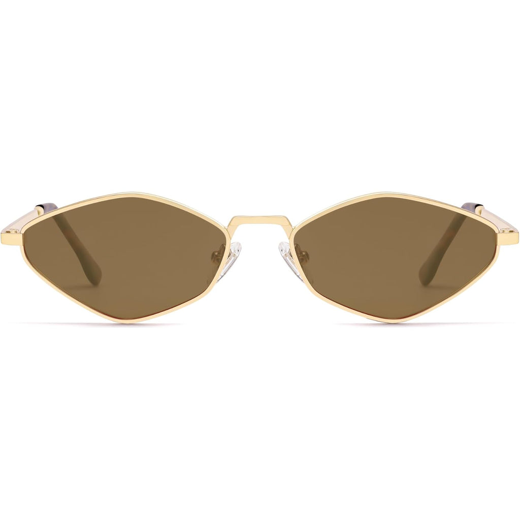 Sojos Retro Polarized Sunglasses Womens Mens Vintage Narrow Irregular Shades Uv400 Sj1233