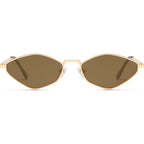 Sojos Retro Polarized Sunglasses Womens Mens Vintage Narrow Irregular Shades Uv400 Sj1233