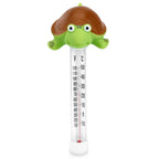 Floating Pool Thermometer, Large Display With String Easy To Read, Shatter Resistant, For Outdoor & Indoor Swimming Pools, Spas, Hot Tubs & Aquariums (Turtle)