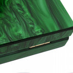 Acrylic Purses Evening Clutch Bag Marbling Handbags For Women Cross Body Bag With Pearl Chain Formal Wedding Prom Party