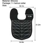 Silicone Hair Cutting Guide Collar - Waterproof Cutting Mat For Hair Stylist - Hair Cutting Cape