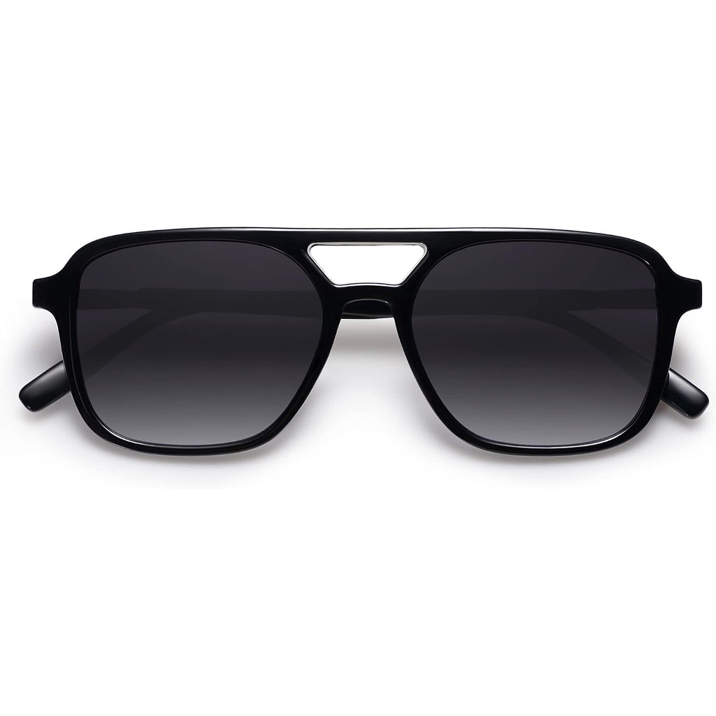 Sojos Retro Aviator Sunglasses For Women Men,Trendy Rectangle Womens Mens Shades Sun Glasses Sj2202