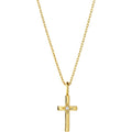 14K Gold Cross Necklace for Women, Dainty Cross Pendant with moissanite,Luxurious Christian Religious Fine Jewelry, Lightweight Dainty 14K Gold Chain Necklace for Women，Versatile for All Occasions