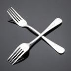 Briout Silverware, Dinner Fork 8 Inches, Forks Set of 12 Premium Food Grade Stainless Steel Forks for Home Kitchen Party Restaurant, Mirror Polished Dishwasher Safe