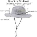Women'S Upf 50+ Sun Hat Uv Protection Wide Brim Bucket Hat Summer Beach Hats Fishing Hiking Outdoor Safari Hats