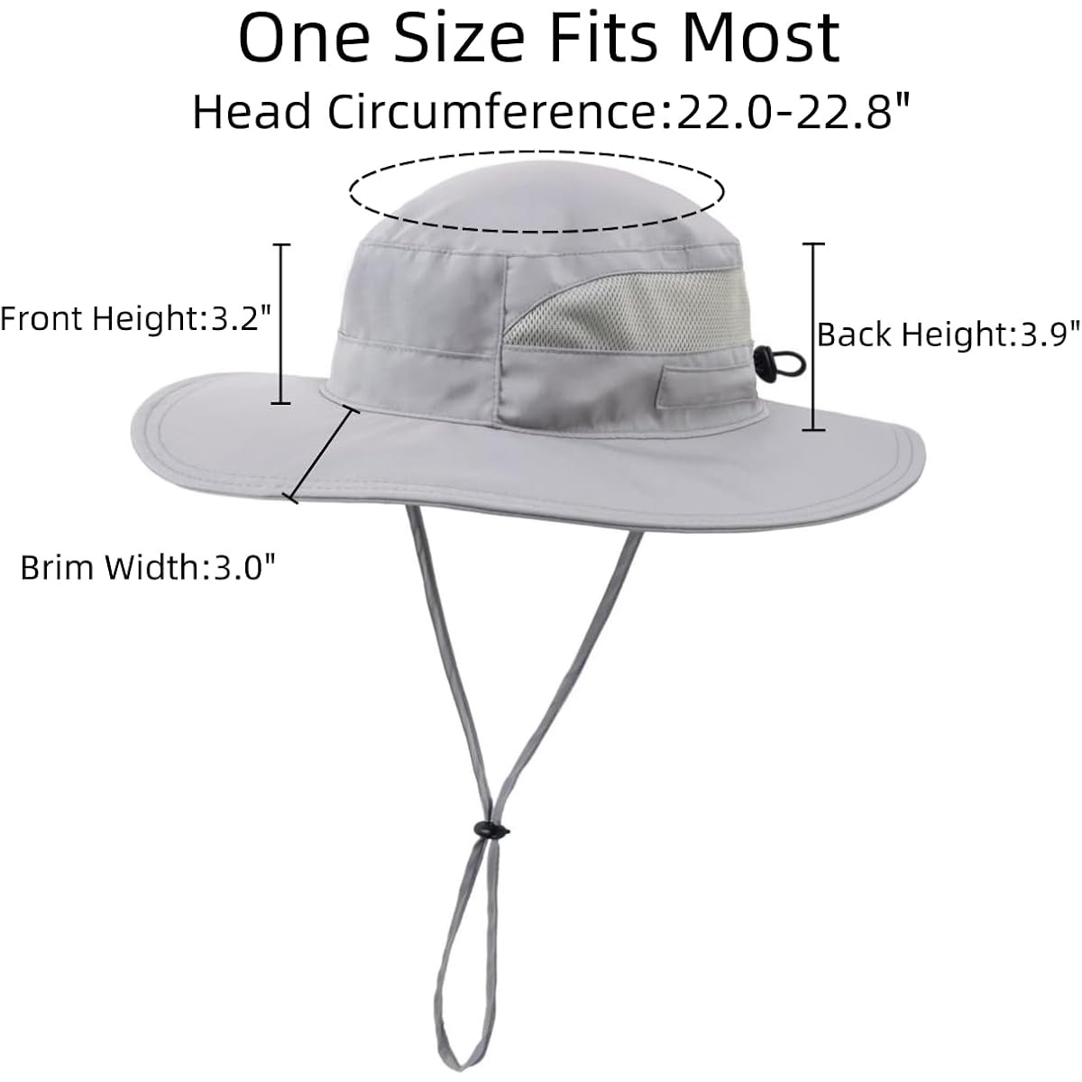 Women'S Upf 50+ Sun Hat Uv Protection Wide Brim Bucket Hat Summer Beach Hats Fishing Hiking Outdoor Safari Hats