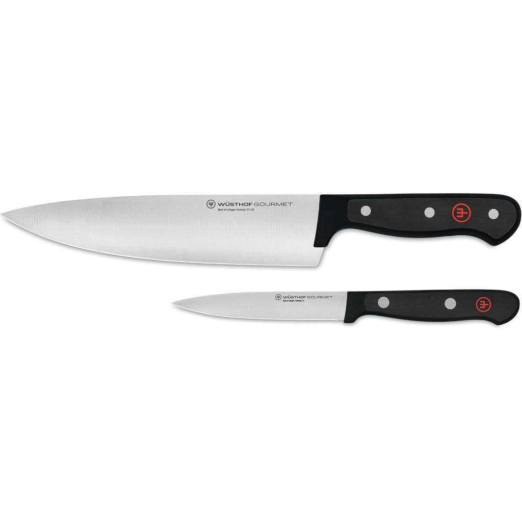 Wüsthof Gourmet 2-Piece Chef'S Knife Set,Black