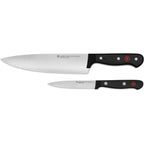 Wüsthof Gourmet 2-Piece Chef'S Knife Set,Black