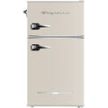 Frigidaire Efr840-Cream Efr840 Retro Mini Fridge With Freezer & Side Bottle Opener-Small 2 Door Refrigerator For Office Bar Or College Dorm Room-3.1 Cu Ft (Cream)