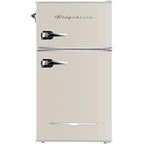 Frigidaire Efr840-Cream Efr840 Retro Mini Fridge With Freezer & Side Bottle Opener-Small 2 Door Refrigerator For Office Bar Or College Dorm Room-3.1 Cu Ft (Cream)