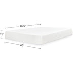 Signature Design By Ashley Chime 12 Memory Foam Mattress, Medium Firm Contouring Support, Thick Memory Foam For Pressure Relief, Mattress In A Box, Queen Size