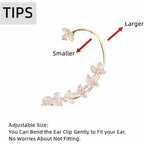 2PCS Earrings Hook Without Pierced Ear Bone Clip Ear Clip