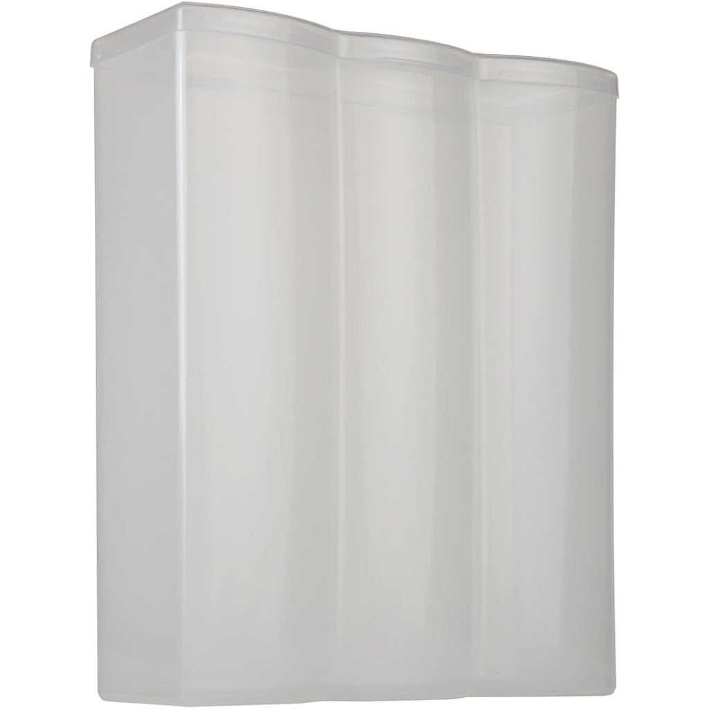 Home-X Convenient Cracker & Cookie Keeper - Airtight Storage Containers Perfect For Preserving Freshness - Saltine Cracker & Cookie Keeper - Crush-Proof Round & Square - 3 Rows