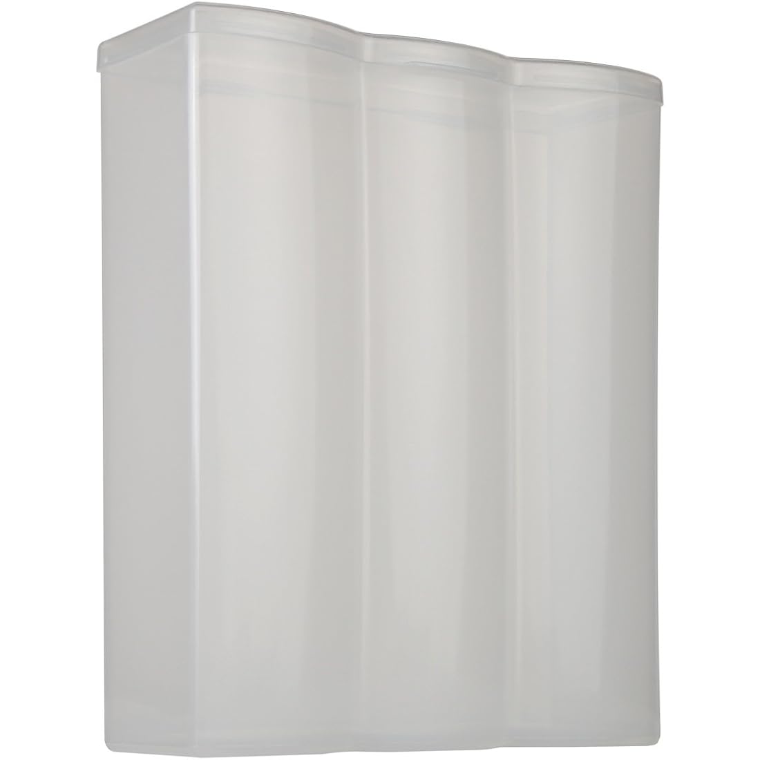 Home-X Convenient Cracker & Cookie Keeper - Airtight Storage Containers Perfect For Preserving Freshness - Saltine Cracker & Cookie Keeper - Crush-Proof Round & Square - 3 Rows