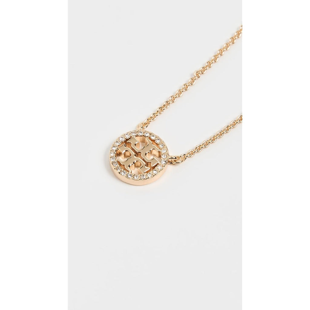 Tory Burch Women's Icon Pavé Pendant Necklace
