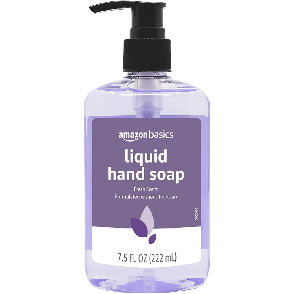 Amazon Basics Original Fresh Liquid Hand Soap With Moisturizers, 7.5 Fl Oz (Pack Of 6)