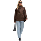 Puffit Rain Jacket Women, Women’S Lightweight Anorak Pullover Hoodie Jacket, Water-Resistant