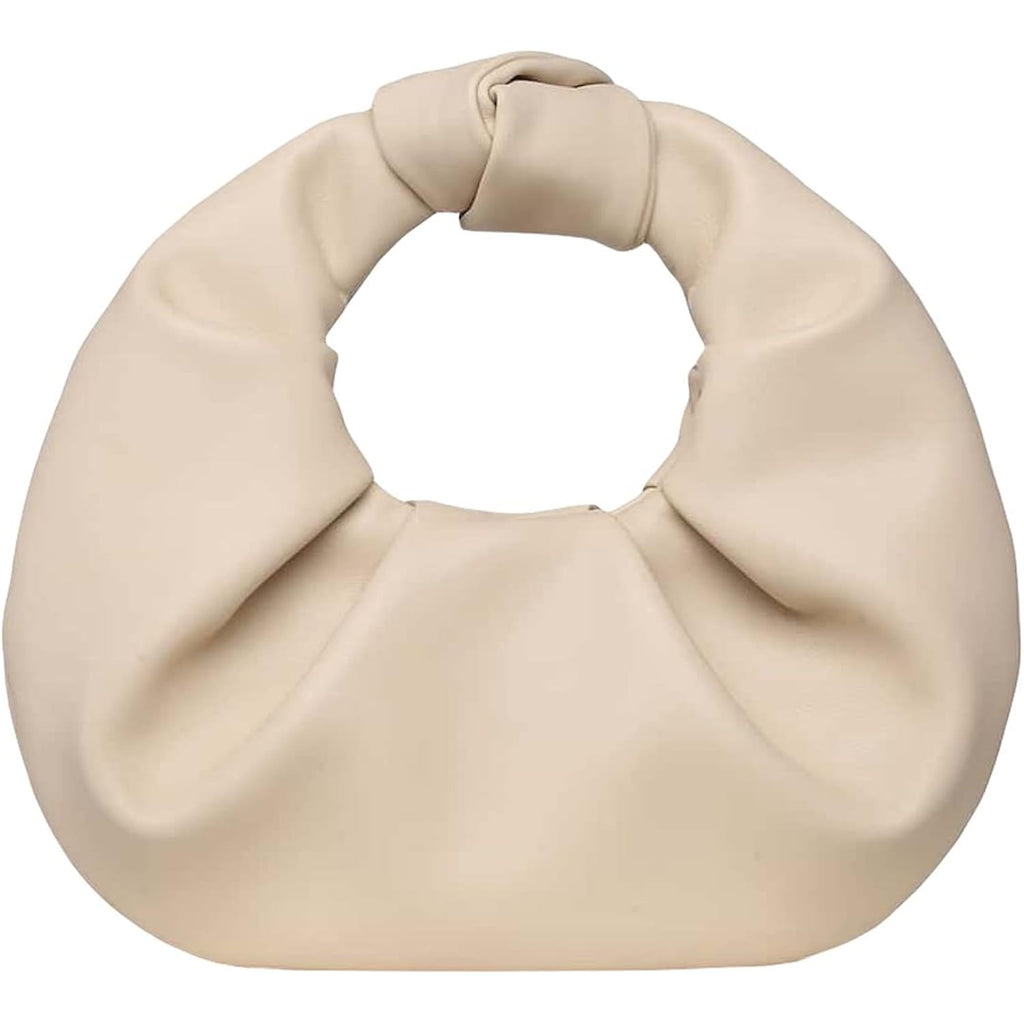 Verdusa Women'S Ruched Evening Bag Pu Leather Clutch Purse Trendy Small Hobo Handbag Wedding Guest Bags