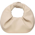 Verdusa Women'S Ruched Evening Bag Pu Leather Clutch Purse Trendy Small Hobo Handbag Wedding Guest Bags