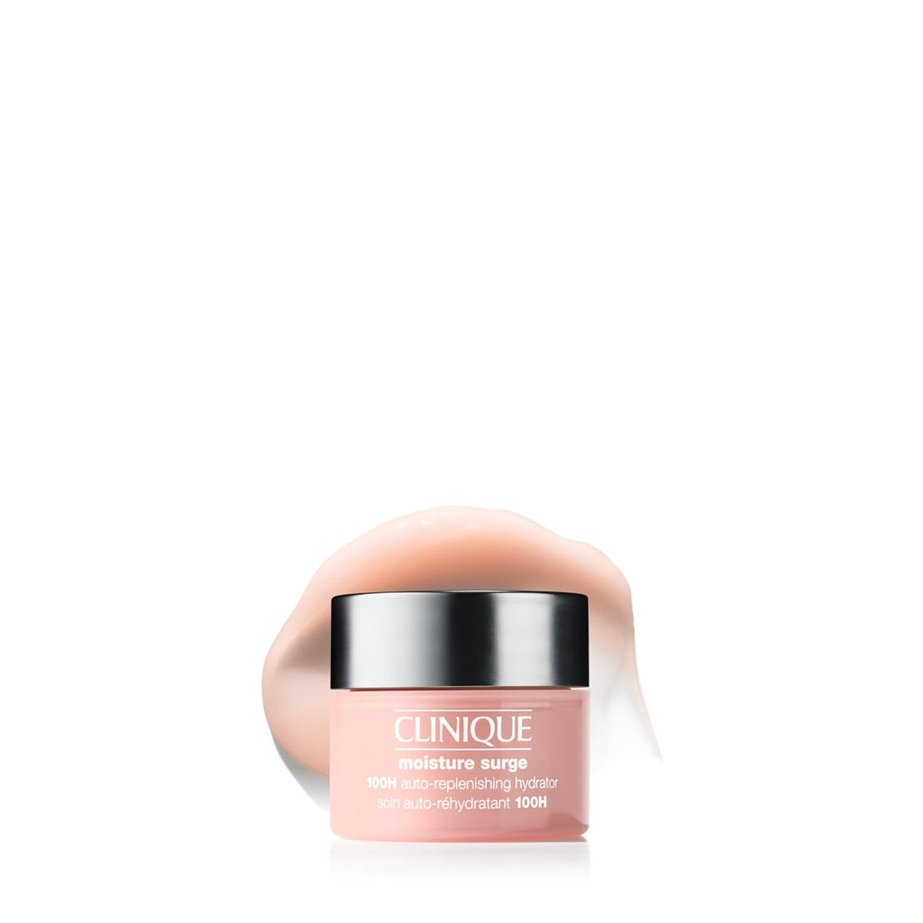 Clinique Moisture Surge 100H Auto-Replenishing Hydrator Oil Free Face Moisturizer | With Hyaluronic Acid, Aloe Bioferment And Vitamins C + E | For All Skin Types | Hydrating + Moisturizing