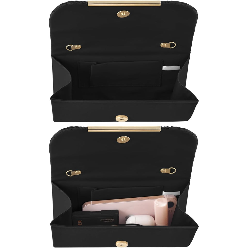 TINDTOP Clutch Purses for Women Evening Handbags for Formal Wedding Party Cocktail Prom Crossbody Shoulder Envelope Bag