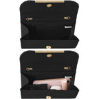 TINDTOP Clutch Purses for Women Evening Handbags for Formal Wedding Party Cocktail Prom Crossbody Shoulder Envelope Bag