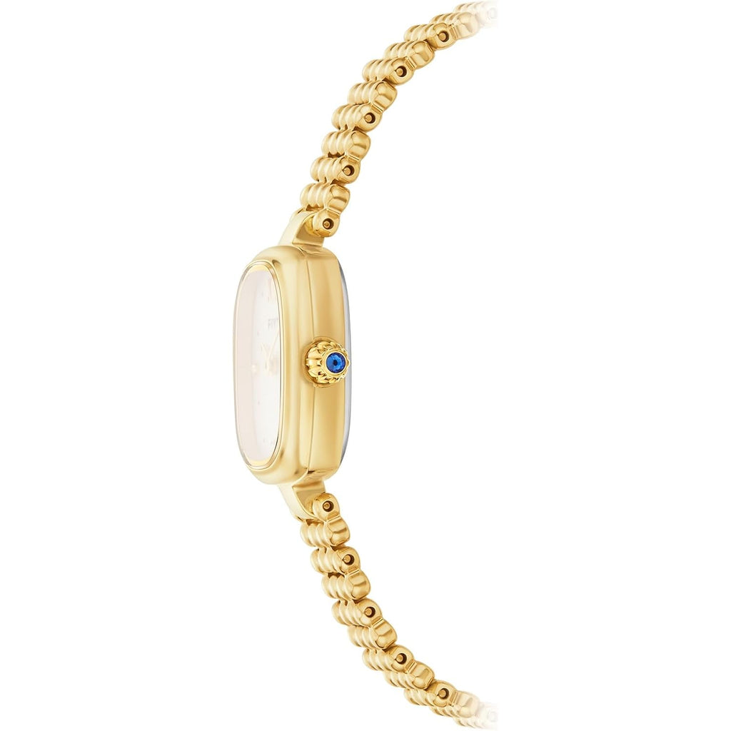 Fiyta Women'S Watch - Elegant Gold Small Square Luxury Watch With Sapphire Crystal; 316L Stainless Steel Jewelry Bracelet, Timeless Gift For Her, Mother'S Day, Gift Box Included