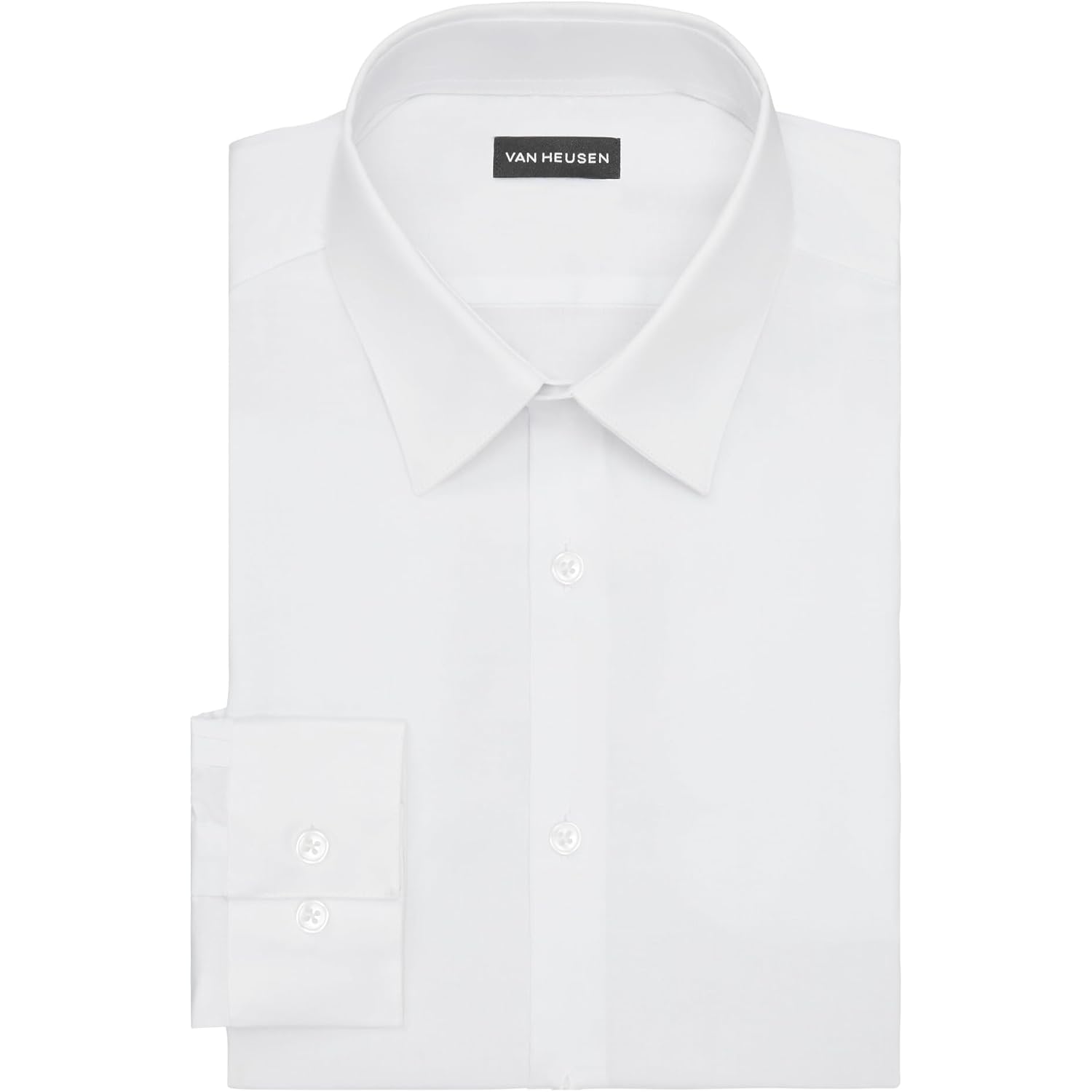 Van Heusen Men'S Dress Shirt Slim Fit Flex Collar Stretch Solid