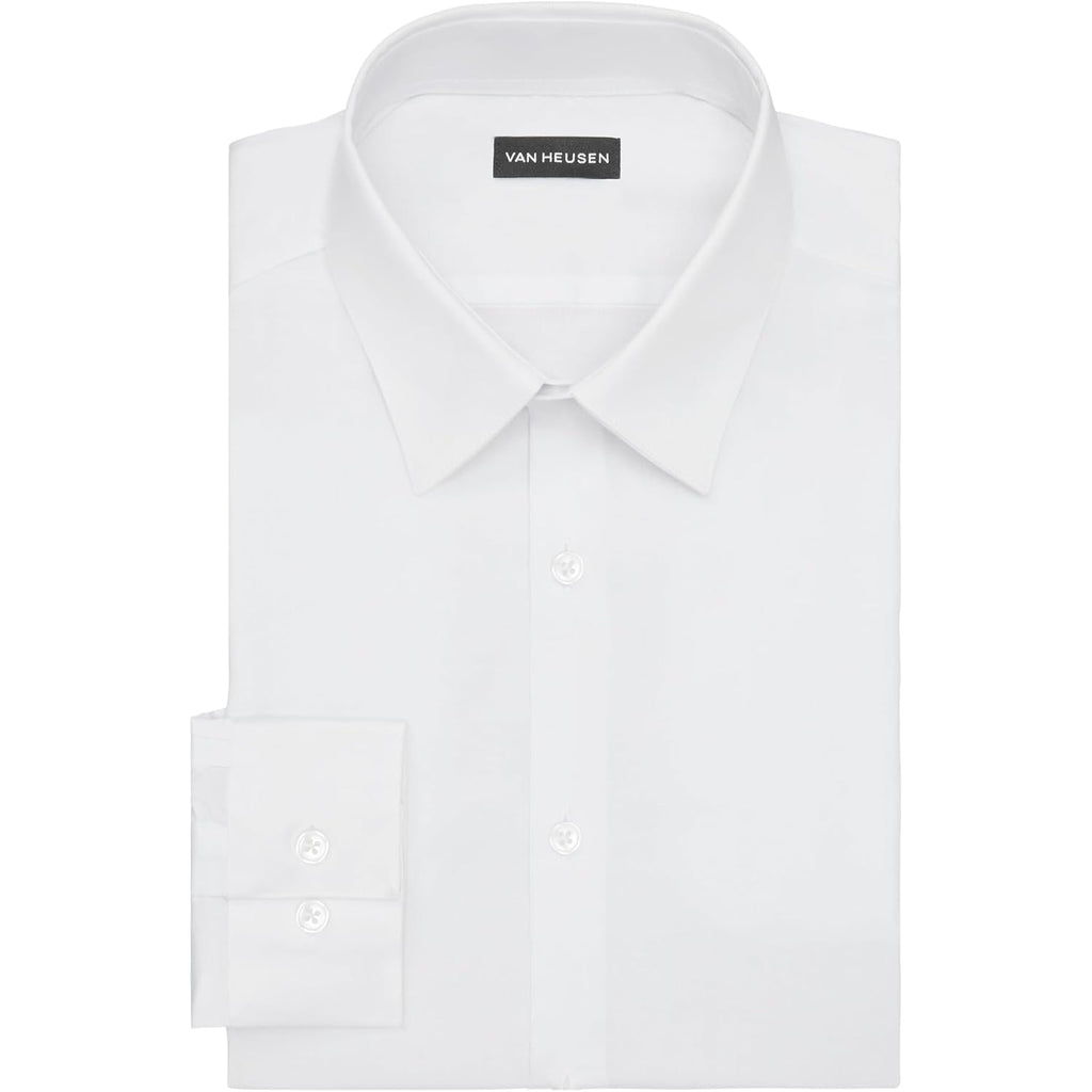 Van Heusen Men'S Flex Collar Slim Fit Stretch Dress Shirt