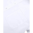 Alimens & Gentle Men'S Dress Shirts Long Sleeve Wrinkle-Free Stretch Shirts Solid Formal Button Down Shirt With Pocket