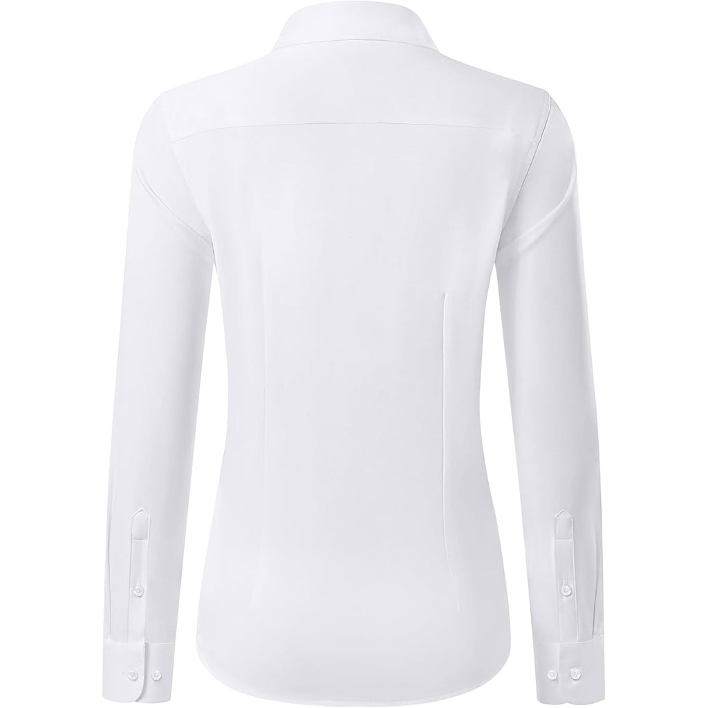 Button Down Shirts for Women Wrinkle Free Dress Shirt Classic Fit Long Sleeve Casual Business Blouse Work