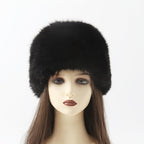 Winter Faux Fur Hat Warm Trapper Hat Cossack Russion Style Hat for Women
