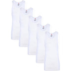 Hanes Men’S Tall 100% Cotton Ribbed Tank Tagless Undershirts, Multipack