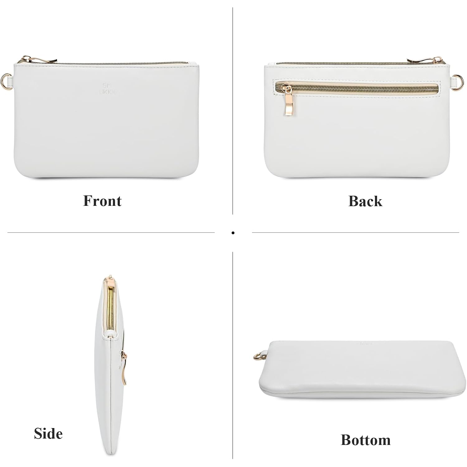 Gm Likkie Wristlet Purse For Women, Evening Clutch Purse With Strap For Party And Prom, Beach Bag For Summer