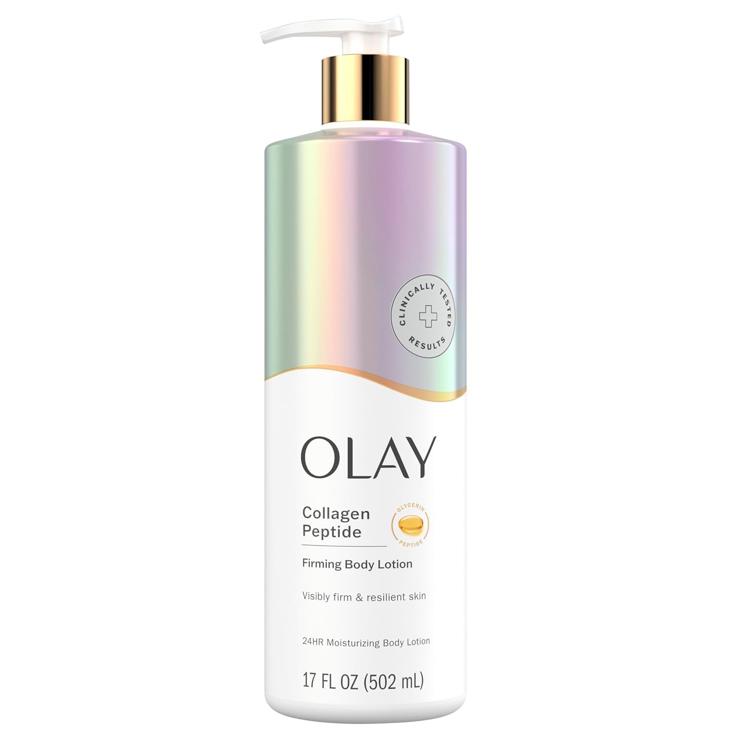 Olay Firming & Hydrating Body Lotion With Collagen, 17 Fl Oz Pump, (Pack Of 4)