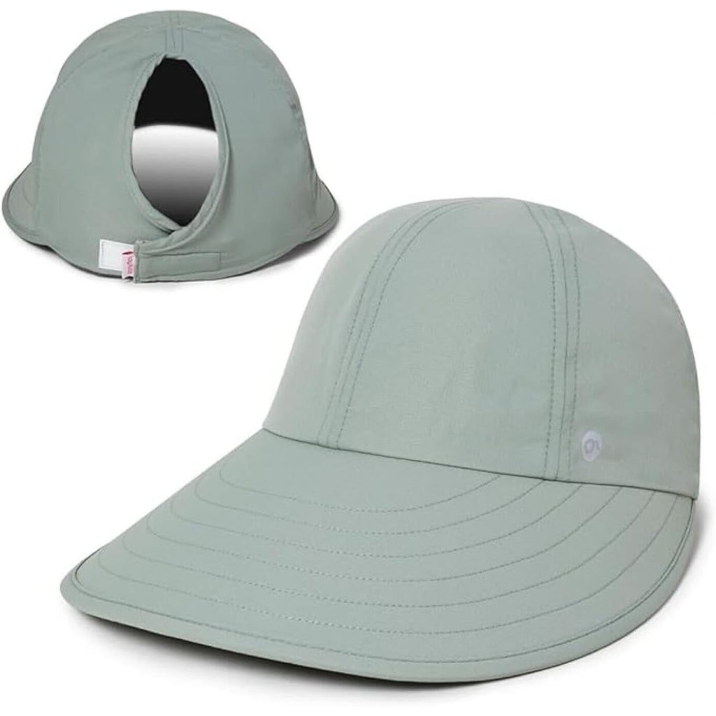 Sunblocker Wide Brim Hat, Patented Women’S Ponytail Sun Hat For Adults, Upf 50 Sun Protection